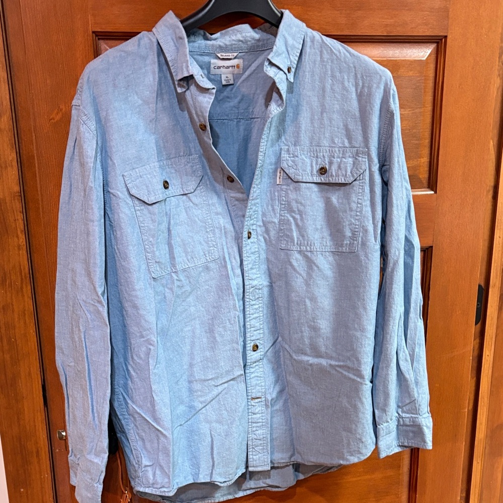 Carhartt Sky Blue Relaxed Fit Shirt